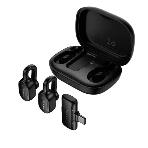 Hoco L27 bezdrôtový klopový mikrofón USB-C čierny - 3