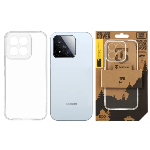 Tactical TPU priehľadný zadný kryt pre Xiaomi 17 Max - 3