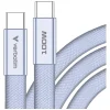 Verbatim Sync & Charge SoftTouch USB-C–USB-C kábel 100 W PD3.0 120 cm lila 30278 thumbnail