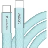 Verbatim Sync & Charge SoftTouch USB-C–USB-C kábel 100 W PD3.0 120 cm kék 30276 thumbnail