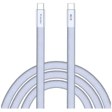 Verbatim Sync & Charge SoftTouch USB-C–USB-C kábel 60 W PD3.0 120 cm lila 30275