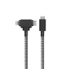 Native Union Belt univerzálny kábel USB-C – Lightning/USB-C, 1,5m, vzor zebra thumbnail
