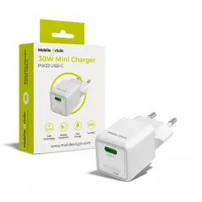 Mobile Origin PW23 30W mini USB-C sieťová nabíjačka, biela