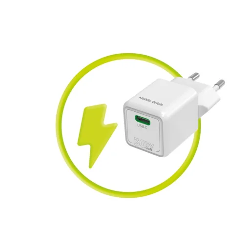 Mobile Origin PW23 30W mini USB-C sieťová nabíjačka, biela - 13