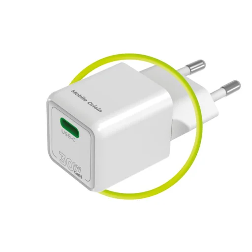 Mobile Origin PW23 30W mini USB-C sieťová nabíjačka, biela - 4