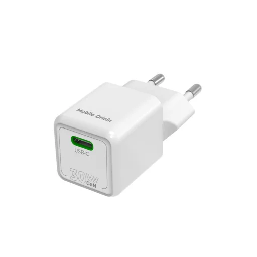 Mobile Origin PW23 30W mini USB-C sieťová nabíjačka, biela - 7