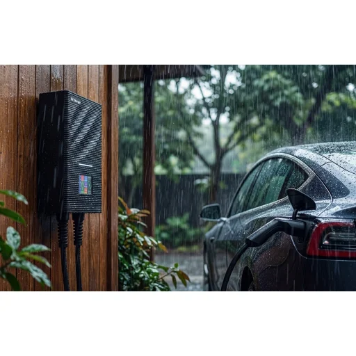 BESEN SQW45-BC-22KW-APP elektromosautó töltő, 22 kW Type-2 - 4