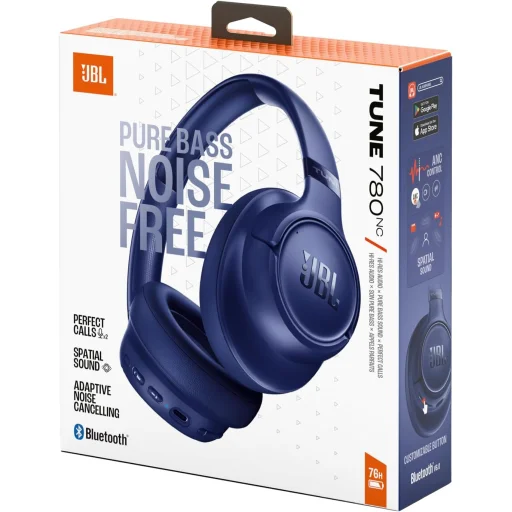 JBL Tune 780NC Bluetooth slúchadlá s potlačením hluku, viacbodové, modré (JBLT780NCBLU) - 2