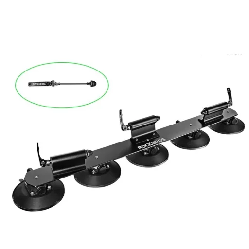 Rockbros XP1003 vákuový nosič bicyklov na strechu pre 3 bicykle, čierny - 4