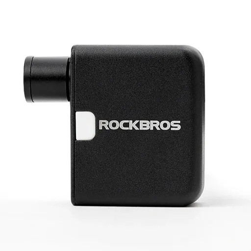 Rockbros 42320008001 mini elektrická pumpa na bicykel pre auto a galuskové ventily, 100 PSI, čierna - 1
