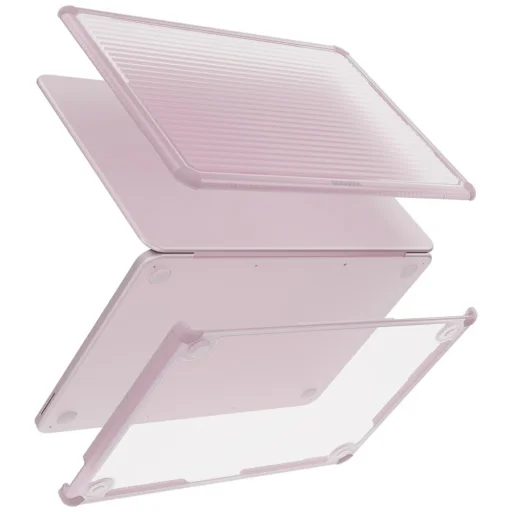 Ochranné puzdro Skinarma Vibron pre MacBook Neo 13", ružové - 1