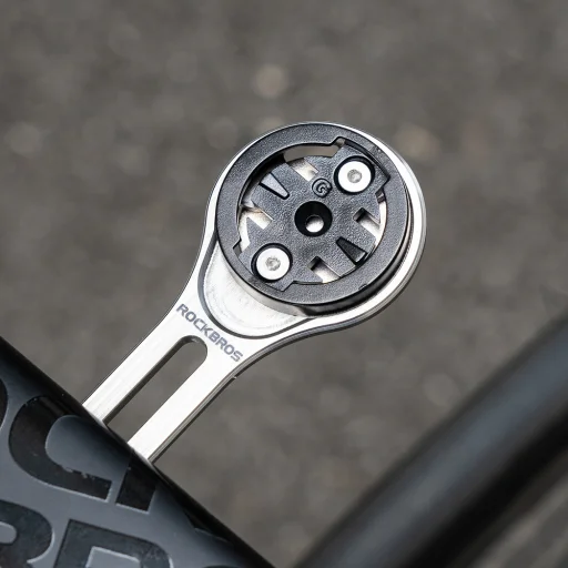 Rockbros FK-307T držiak na cyklopočítač z titánovej zliatiny – titán - 4