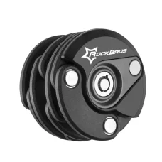Rockbros WL798 skladací zámok na bicykel čierny