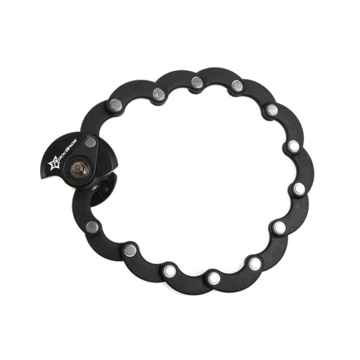 Rockbros WL798 skladací zámok na bicykel čierny - 3
