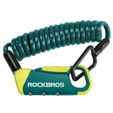 Rockbros RBK6N číselný zámok na bicykel – tyrkysový