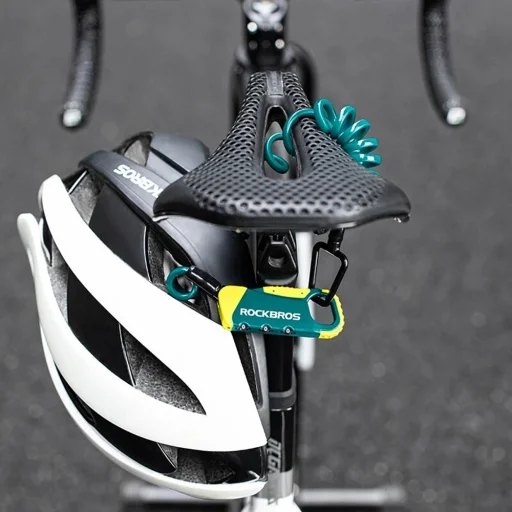 Rockbros RBK6N číselný zámok na bicykel – tyrkysový - 3