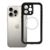 Shellbox Dot vízálló MagSafe-kompatibilis tok iPhone 16 Pro Max készülékhez, fekete thumbnail