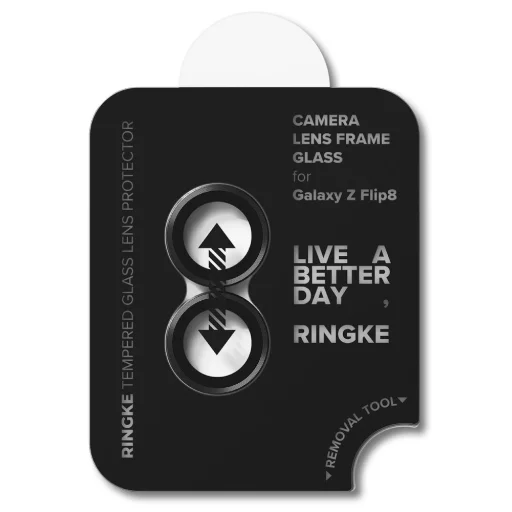 Ringke Camera Frame Protector kameraüveg Galaxy Z Flip 8 készülékhez, fekete, 2 db - 4