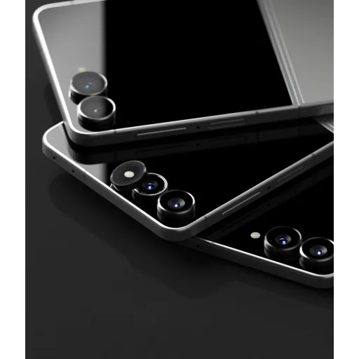 Ringke Camera Frame Protector ochranné sklo na kameru pre Galaxy Z Flip 8, čierne, 2 ks - 6