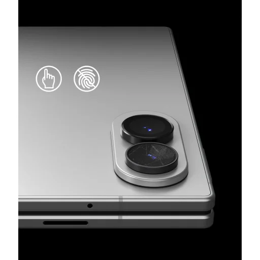Ringke Camera Frame Protector ochrana objektívu 2 ks pre Samsung Galaxy Z Fold 8, čierna - 7
