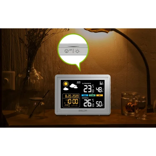 Rainpoint B0359WST2H2PR meteostanica s vonkajším snímačom - 5