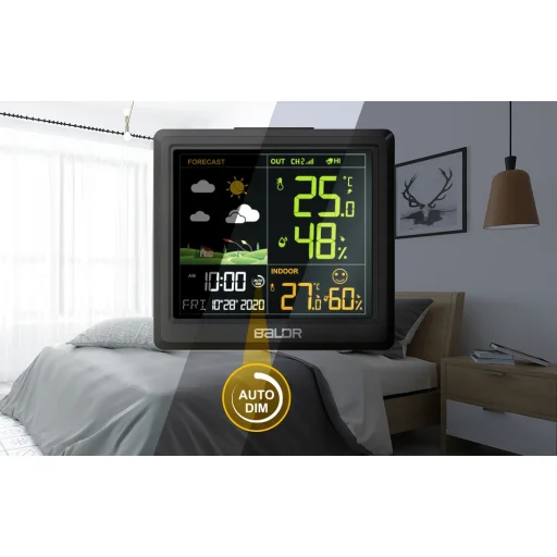 Rainpoint B0389WST2H2-V1 meteostanica s vonkajším snímačom - 5