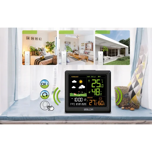 Rainpoint B0389WST2H2-V1 időjárásállomás kültéri érzékelővel - 3