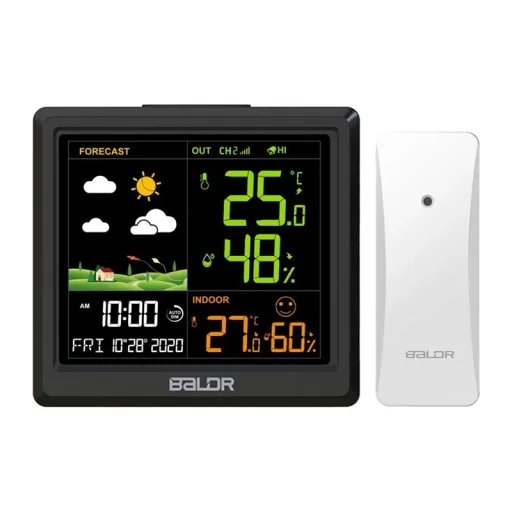 Rainpoint B0389WST2H2-V1 meteostanica s vonkajším snímačom - 1