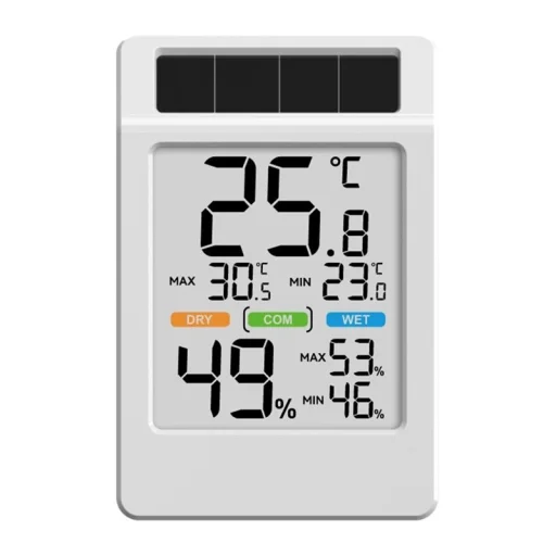 Rainpoint B0590TH-V6 solárny teplomer a vlhkomer s veľkým displejom - 1