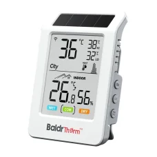 Rainpoint HCS596WB napenergiás Wi-Fi hő- és páratartalom-mérő
