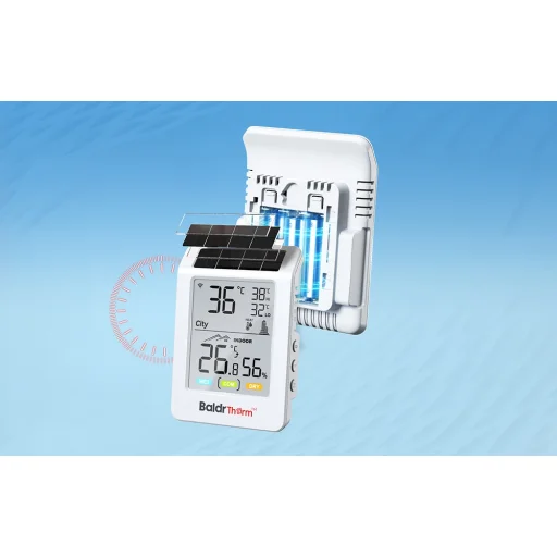 Rainpoint HCS596WB napenergiás Wi-Fi hő- és páratartalom-mérő - 6