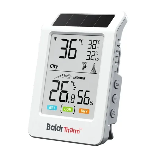 Rainpoint HCS596WB solárny Wi-Fi teplomer a vlhkomer - 1
