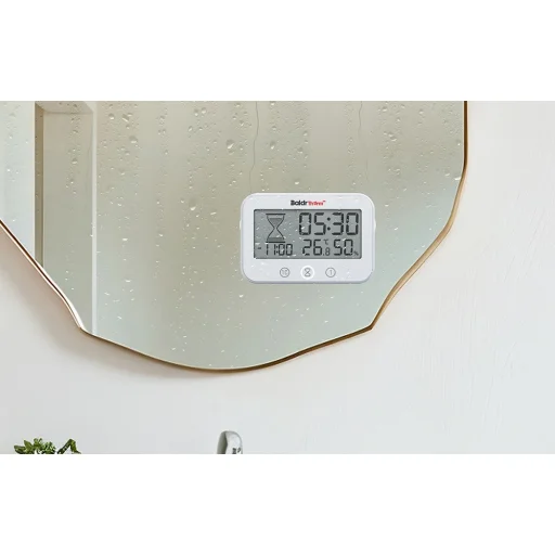 Rainpoint B0549STH kúpeľňový časovač s teplomerom a vlhkomerom - 8