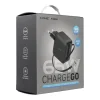 X-ONE ChargeGo GaN 65W sieťová nabíjačka s vysúvacím USB-C káblom, čierna thumbnail