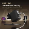 X-ONE ChargeGo GaN 65W sieťová nabíjačka s vysúvacím USB-C káblom, čierna thumbnail
