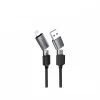 X-ONE QuantumFlex USB-C–USB-C töltőkábel 60 W 1,2 m fekete thumbnail