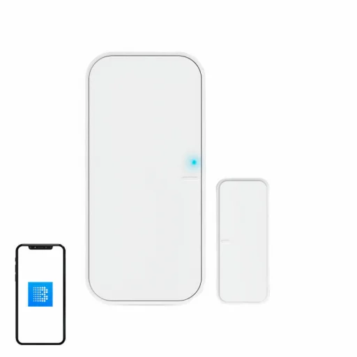 Broadlink DS4 ajtó- és ablakérzékelő Hub S3-mal, Wi-Fi, fehér - 2