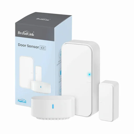 Broadlink DS4 ajtó- és ablakérzékelő Hub S3-mal, Wi-Fi, fehér - 4