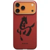 PITAKA Edge Case Ink Horse Painting puzdro pre iPhone 17 Pro Max, cinóbrová červená thumbnail