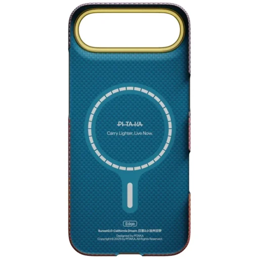 PITAKA Edge Case California Dream 02 keménytok iPhone Air készülékhez, naplemente - 3