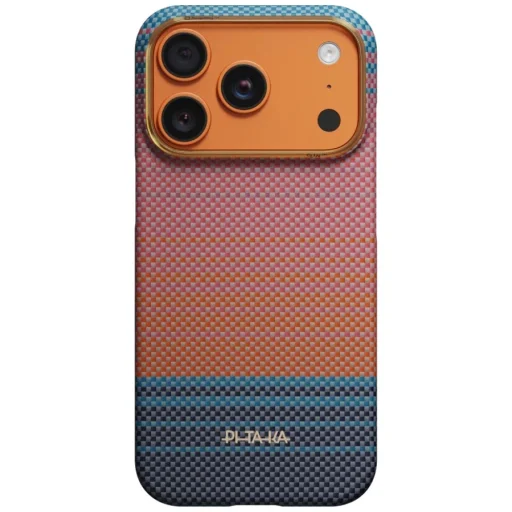 PITAKA Edge Case California Dream 04 puzdro pre iPhone 17 Pro, západ slnka - 2