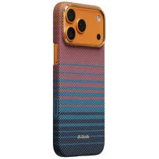 PITAKA Edge Case California Dream 05 pevný kryt pre iPhone 17 Pro Max, západ slnka