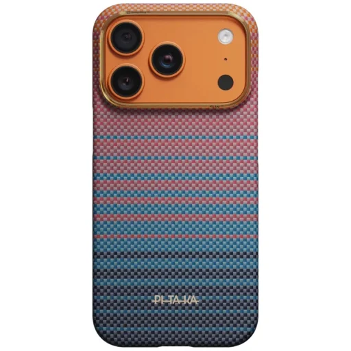 PITAKA Edge Case California Dream 05 pevný kryt pre iPhone 17 Pro, západ slnka - 2