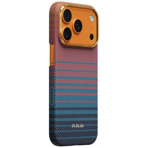 PITAKA Edge Case California Dream 05 pevný kryt pre iPhone 17 Pro, západ slnka - 1