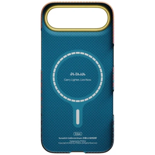 PITAKA Edge Case California Dream 05 keménytok iPhone Air készülékhez, naplemente - 3