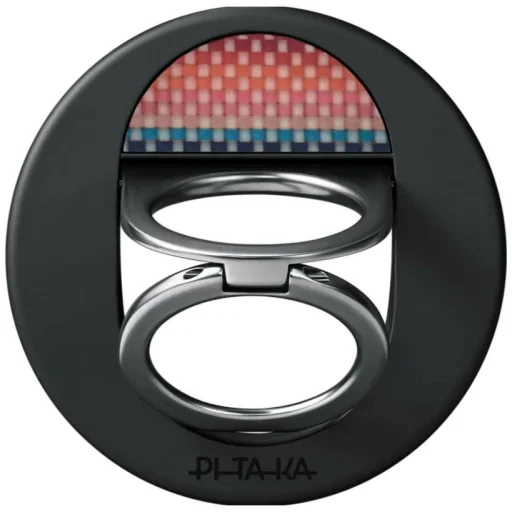 PITAKA MagEZ Grip 3 MagSafe magnetický držiak na telefón, California Dream západ slnka čierna - 1