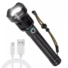 Wozinsky WLT-20W taktické svietidlo 20 W 2000 lm s nastaviteľným svetelným lúčom, čierne