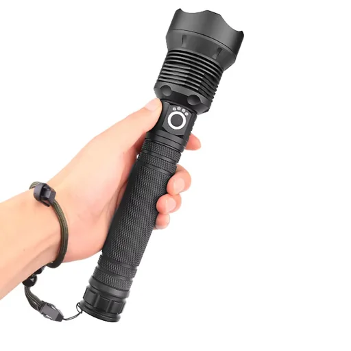 Wozinsky WLT-20W taktické svietidlo 20 W 2000 lm s nastaviteľným svetelným lúčom, čierne - 4
