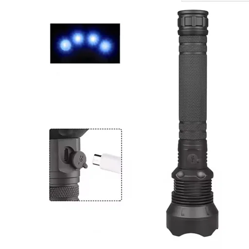 Wozinsky WLT-20W taktické svietidlo 20 W 2000 lm s nastaviteľným svetelným lúčom, čierne - 5