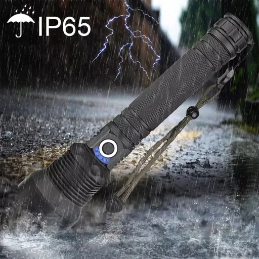Wozinsky WLT-20W taktické svietidlo 20 W 2000 lm s nastaviteľným svetelným lúčom, čierne - 9